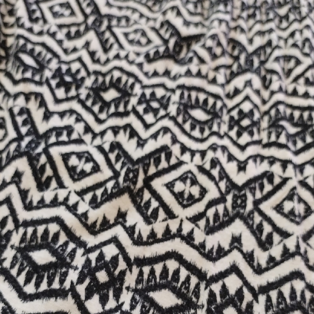 Xhilaration Black and White Geometric Mini Dress - Picture 10 of 10